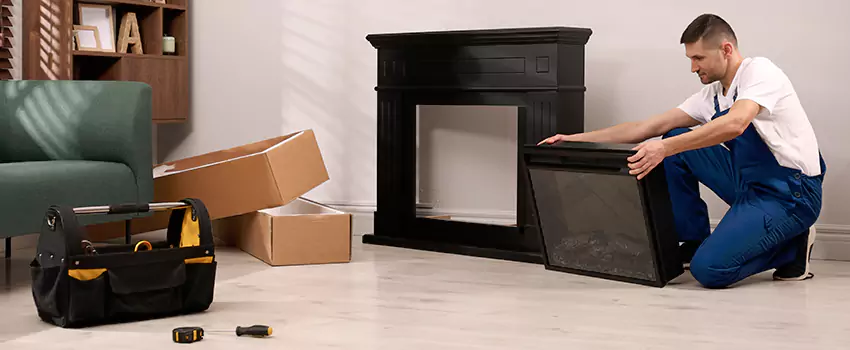 Old Rusted Metal Fireplace Repair And Replacement in East Orange, NJ