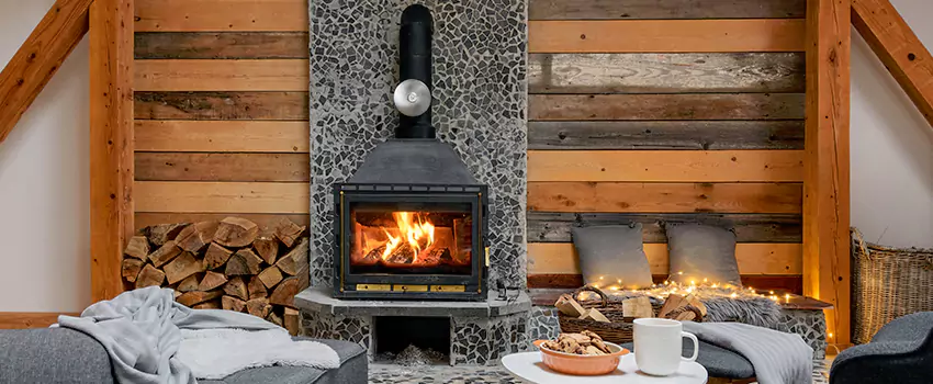 Thelin Hearth Products Direct Vent Gas Stove Fireplace Inspection in East Orange, New Jersey